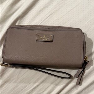 Kate Spade Brown Wristlet Wallet